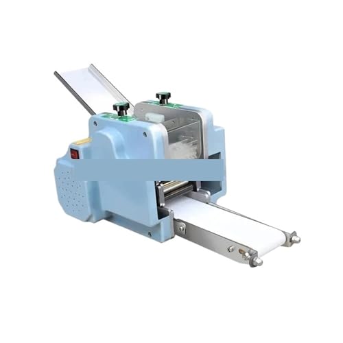 餃子の皮メーカーマシン 電動自動ワンタン皮マシン ロール生地プレス 業務用 丸型/四角型餃子皮 お手入れ簡単