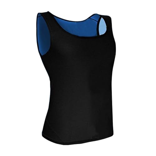 Meichoon Traje de Sauna para Hombre para Bajar de peso Quema de Grasa Chaleco de Entrenamiento Ajustador Alto Rendimiento para el Sudor Correr Yoga Entrenamiento Físico Ropa Deportiva