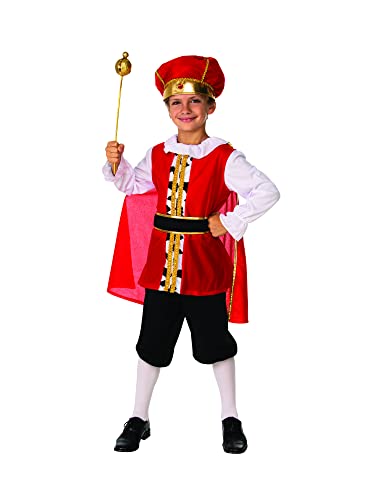 Fancy Me Ragazzi 5 Pezzo Rosso Medievale Tudor natività RE Natale Costume Vestito 4-14 Anni - Rosso, 12-14 Years