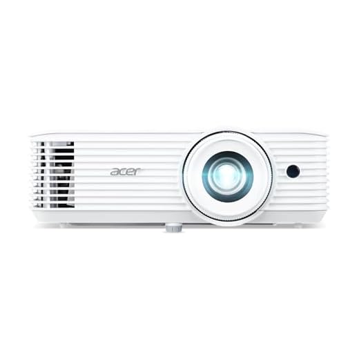 Home Cinema Acer X1528 - Proiettore DLP 1080p Full HD (1920 x 1080 pixel), 5.200 ANSI lumen, 10.000:1 contrasto, 3D, Keystone, 1 altoparlante da 3 Watt, HDMI (HDCP), bianco, Home Cinema/Business