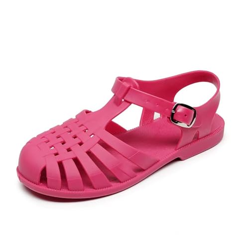 Image of Hee grand Crystal Jelly Heel Sandals for Women Summer Beach Jelly Shoes