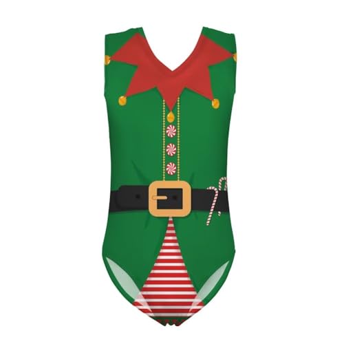 Image of KEIAHUAN Gymnastics Leotards for Girls Sleeveless Bodysuit Dance Leotards Performance Costume