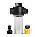 XIUOYN Engine Flush Mixer with Liquid Wash Hoses Nozzle Dispenser for Car