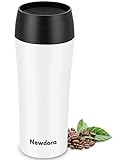 Newdora Termo Cafe, 380ml sin BPA Botella Agua de Acero Inoxidable, Fácil de limpiar y llevar, Adecuado para Uso en Trabajo o hacer deportes，Taza Termica reutizable y conveniente para el aire libre
