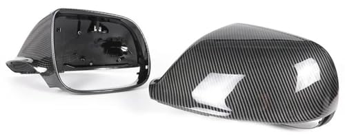Tapas de espejo retrovisor lateral negro mate de alta resistencia para Q5 SQ5 8R