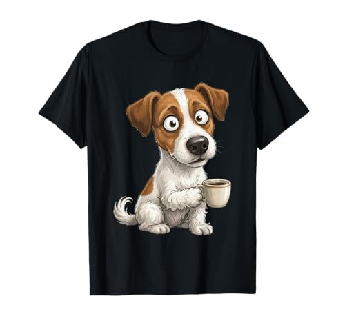 Una gioia divertente per gli amanti del caffè, amanti dei cani, e tutta la famiglia. Che si tratti di sport per cani o in caffetteria, questo design combina l'amore per i cani con la pausa caffè. Un must per ogni amante degli animali e muffel mattutino.
