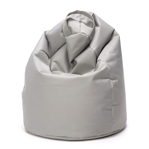 Ecopuf - Sako Puf Sillón exterior - Puf para habitación infantil - Saco de tela robusto - Sillón de relajación - Muebles para el hogar - Sillón tamaño S - 80 x 50 cm