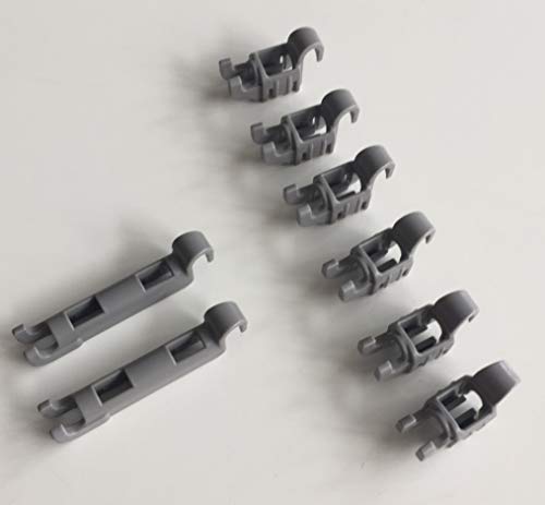 Originele lager klapstekelrij onderkorf schotelplank vaatwasser Bosch Siemens 611472 - Image 3