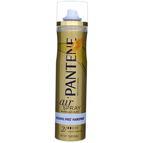 Pantene Pro-V Style Series Air Spray Alcohol Free Hair Spray 7 oz (Pack of 2)