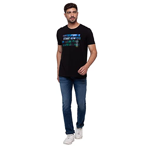 Image of Spykar Men's Slim Fit Low Rise Casual Jeans