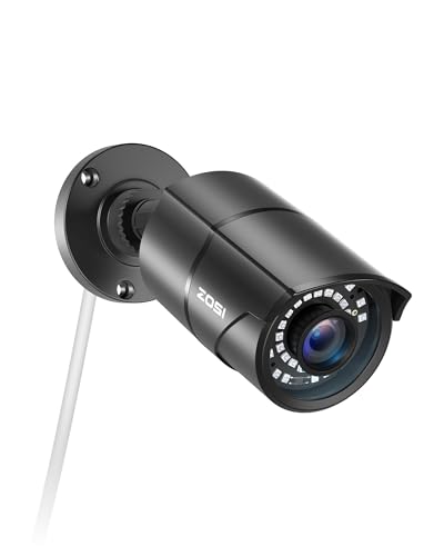 Image of ZOSI H.265+2MP Security POE Camera, 1920x1080, 120ft Night Vision, 3.6mm Lens, IP67 Weatherproof Indoor Outdoor IP Camera 1080p (Only work with ZOSI PoE NVR,Model: 1AR-08EM-00 /10 /20-US)