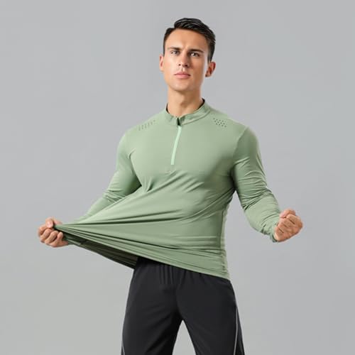 Haut confortable pour la gym et parcours de golf en pull zippé - 2