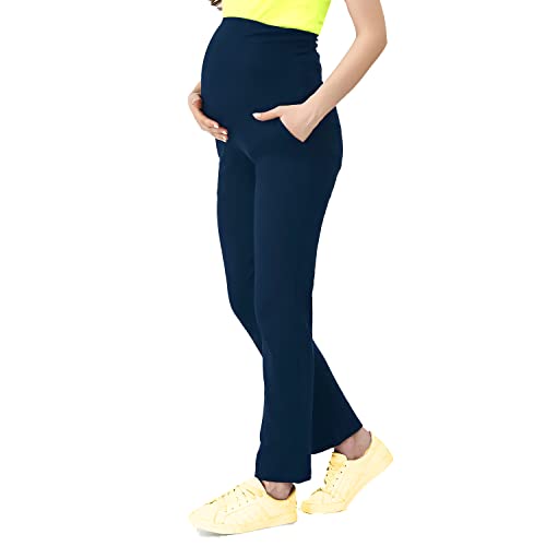 Image of LENAM Women's Relaxed Fit Maternity Pants