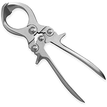 Plier Burdizzo Style 9 Stainless Steel Veterinary Tool - Durable & Versatile Used by Livestock Farmers, Veterinary Surgeons, and Animal Breeders