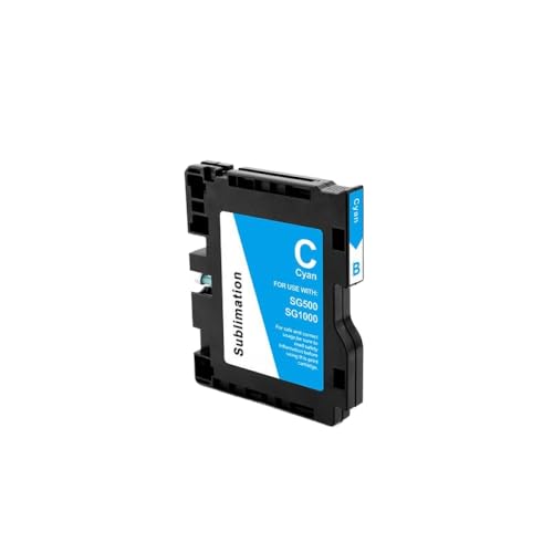 Cartouche d'encre cyan 40ML pour imprimantes de sublimation Sawgrass SG500 et SG1000