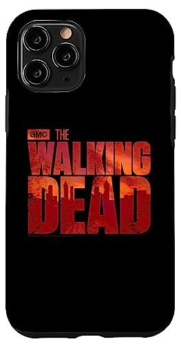 Coque iPhone 11 Pro The Walking Dead Blood Logo en silicone noir protège-téléphone