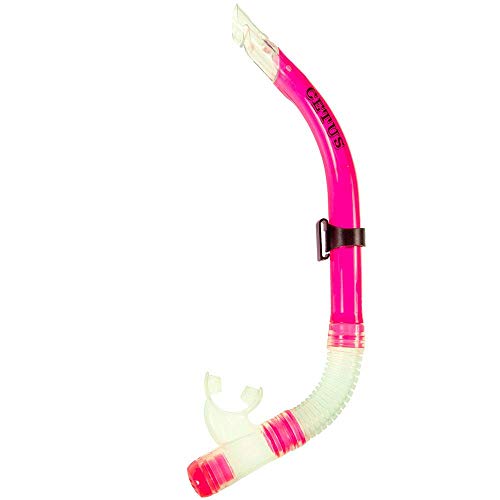 Kit de Mergulho Máscara+respirador Cetus New Parma Fun - Transparente/rosa