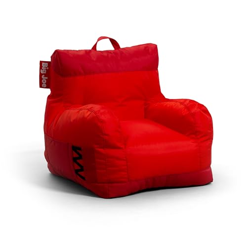 Big Joe Dorm Bean Bag Chair with Drink Holder and Pocket,...