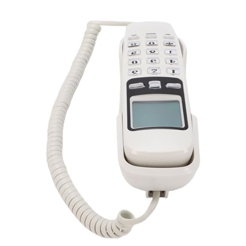 Teléfono de pared retro Cocoarm con identificador de llamadas para hotel