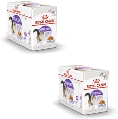 Royal Canin Feline Sterilised | Paquete Doble | 2 x 12 x 85 g | A...