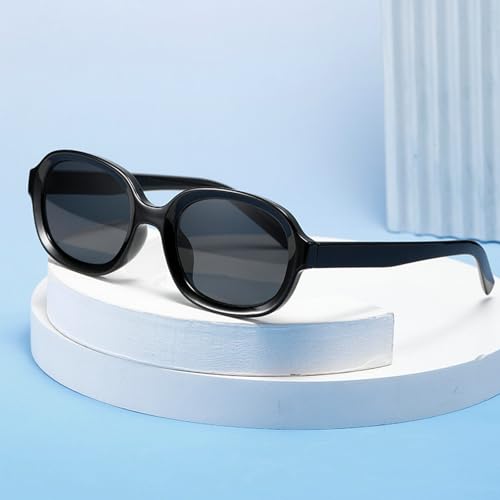 Oval Concave Vintage Sunglasses Women Fashion Retro Sun Glasses Female Hip Hop Vintage Round Sunglasses N472
