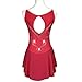 Kmeruoys Figure Skating Dress Women Girls' Dancing Costume Performance Competition Skating Wear (Color : Red, Size : Medium)