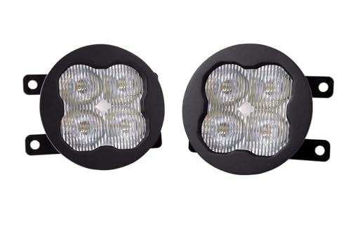 Diode Dynamics SS3 LED Fog Light Kit compatible with Subaru Outback Wilderness 2022-2025, White SAE Fog Max with Backlight