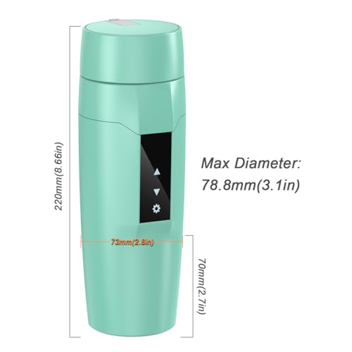 Bollitore riscaldante per auto, tazza elettrica da...