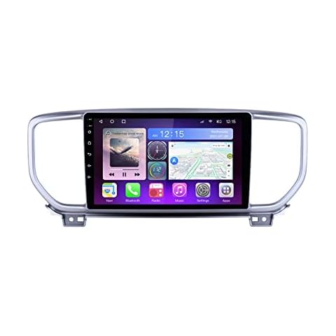 9'' 2Din Car Stereo Radio Android 10 touch Automatic Bluetooth For KIA Sportage 4 2016-2018 Plug And Play Backup Camera Automatic Bluetooth Mirror Link Steering Wheel Link (Color : 8core 4G+64G) Cover