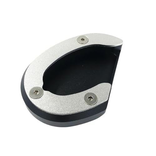 HYPERICIN Seitenständer Für Tr&iumph Für Bobber Schwarz 2017-2020 Motorrad CNC Kickstand Fuß Seitenständer Verlängerung Pad Stützplatte Ständer Pad Platten