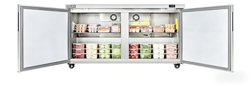 Image of 60 inch W Commercial Undercounter Refrigerator, 17 Cu.ft, 2 Doors