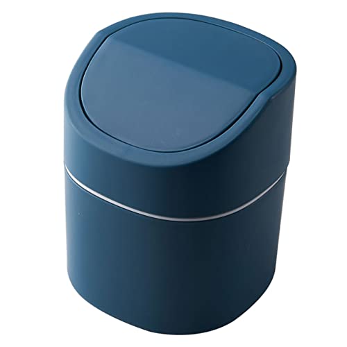 Mini caneca de basura con tapa Mobestech para escritorio miniatura 1