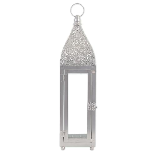 Accent Plus 57070912 Brilliant Candle Lantern, Gray