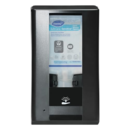 Image of Diversey IntelliCare Hybrid Hand Hygiene Dispenser, Black