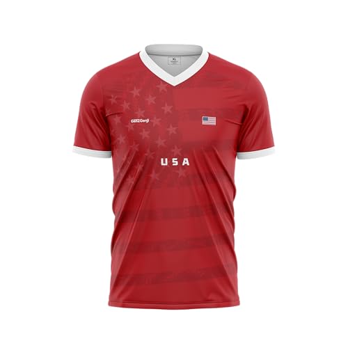 GenZGenji USA V-Neck Jersey 2026