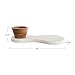 Bloomingville Marble Serving Board with Mango Wood Bowl, White and Natural