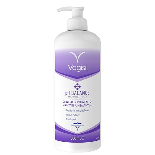 Vagisil Intimate Body Wash Hygiene pH Balance for Feminine Daily Care, 500ml, Daily Protection To Help Fortify Natural Defences With LactoPrebiotic