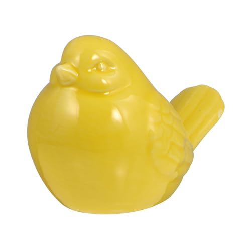 VALICLUD Adornos De Pequeño Estatua De Porcelana Amarilla Decoración De Aves Hogar Figura De