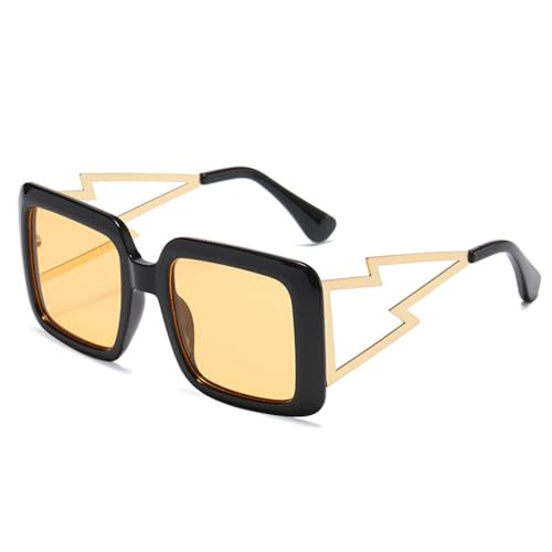 Lunettes de soleil surdimensionnées pour masquer la fatigue avec style grand cadre rétro