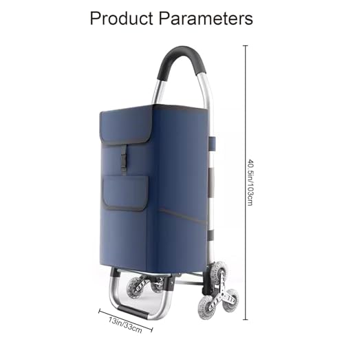 Carretilla plegable con 6 ruedas para carga 50 kg miniatura 2