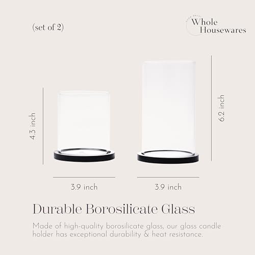 Whole Housewares WHOL-000453 Glass Candles Holders thumb #2