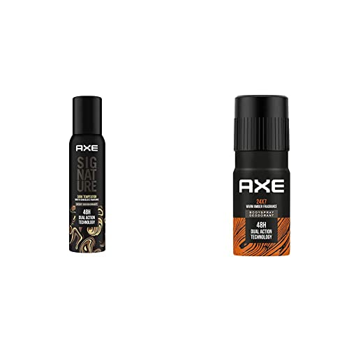 AXE Women Signature Dark Temptation Scented Body Perfume, 154 Ml And Recharge 24X7 Bodyspray, 150Ml