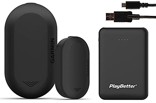Garmin Varia RVR315 Rearview Cycling Radar Power Bundle | with PlayBetter Portable Charger | Pairs with Any Garmin GPS | Essential Bike Safety Gadget | Alerts Riders of Incoming Cars | 010-02252-00