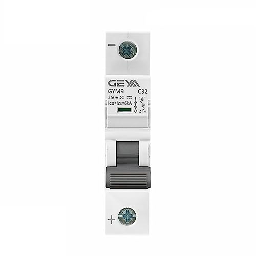 Disjoncteur CC monophasé 6KA avec coupure rapide 250V sur rail DIN