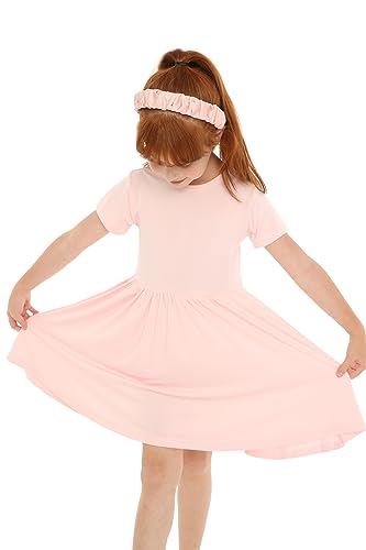 Mud Kingdom Little Girls Twirly Skater Dress for School Party Summer A-Line3