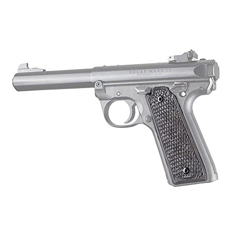 Hogue Hunting Grip Ruger 22/45 Mk Iv:/Grey Piranha Panels