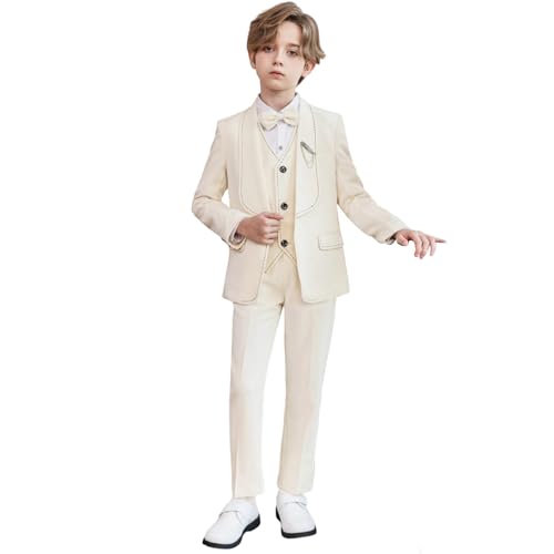 Conjunto de Traje para Niño - Pantalón Informal Formal para Niños Pequeños y Mayores, para Actuaciones, Bodas, Fiestas, Conciertos de Piano, Discursos