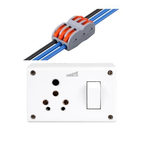 Image of ELEGANT CASA Electric Extension Board with PTC Connector, 6+16 Amp, 1 Socket,