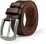 BELTER Ceinture en cuir Hommes Ceintures en cuir 100% Jeans en cuir plein grain Ceinture Homme pour Casual, Cowboy & Porter du travail