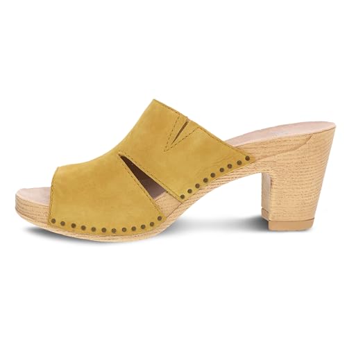Image of Dansko Tandi Peep Toe Sandal for Women - Soft Leather Treated with Scotchgard for Stain Resistance - Cushioned, Contoured Footbed for All-Day Comfort